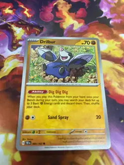 Drillbur Temporal Forces 085/162 Pokemon TCG Card NM/M Regular - Image 1