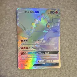 Pokemon Ho-Oh GX Full Art Ultra Rare Holo Card 190 HP English Pokemon TCG - Image 1
