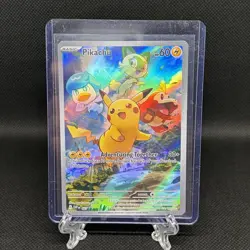 Pokemon 2023 Pikachu SVP #027 Paldea Evolved ETB Promo Card - English - Image 1