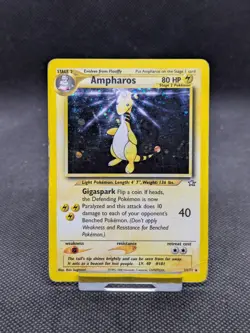 Ampharos 1/111 Neo Genesis Holo Pokemon Card WOTC Played - Image 1
