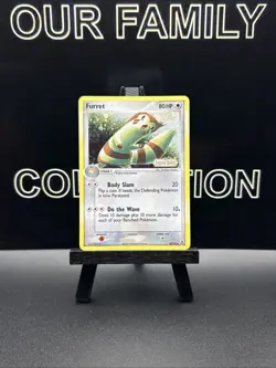 Pokemon Card - Furret Legend Maker 33/92 Holo Stamped 2006 SWIRL LP - Image 1