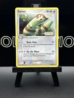 Pokemon Card - Furret Legend Maker 33/92 Holo Stamped 2006 SWIRL LP - Image 2