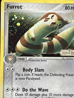 Pokemon Card - Furret Legend Maker 33/92 Holo Stamped 2006 SWIRL LP - Image 5