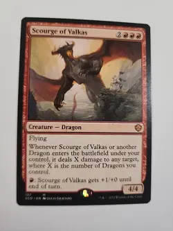 Scourge of Valkas #157 (NM) Starter Commander SCD Magic MTG - Image 1
