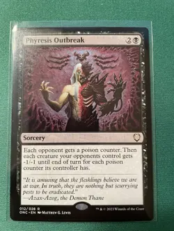 2023 - MTG Phyresis Outbreak Phyrexia: All Will Be One Commander 012/028 NM - Image 1