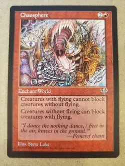 Magic The Gathering Mirage Chaosphere MTG TCG CCG - NM - Image 1