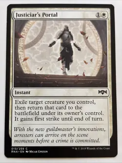 MTG Ravnica Allegiance Justiciar's Portal 013/259 NM - Image 1