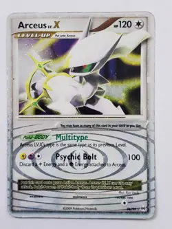 Arceus LV.X Arceus Set 96/99 HP Rare Holo Nintendo English 2009 Pokemon - Image 1