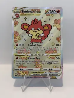 Pokemon TCG - Crown Zenith Galarian Gallery - Simisear VSTAR Gg37/Gg70 - Image 2