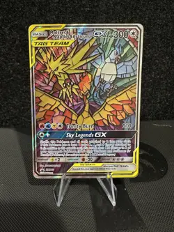 SM210 Black Star Promo Moltres & Zapdos & Articuno GX - Hidden Fates ETB Pokemon - Image 1