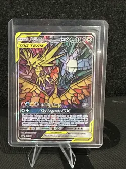 SM210 Black Star Promo Moltres & Zapdos & Articuno GX - Hidden Fates ETB Pokemon - Image 3