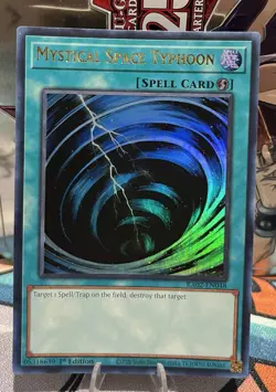 Mystical Space Typhoon RA02-EN048 Rarity Collection II 1st Ed. Yugioh! NM - Image 1