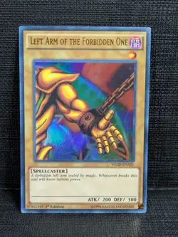 Left Arm of the Forbidden One - 1st Ultra - YGLD-ENA21 - Yu-Gi-Oh LP - Image 1