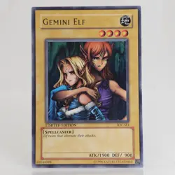 Yu-Gi-Oh! TCG Gemini Elf IOC-SE1 Limited Edition Ultra Rare - Image 1