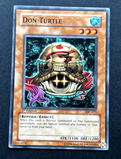 Yugioh! Don Turtle - 1st Edittion IOC-071 Common (LP/MP) 1996 - Image 1