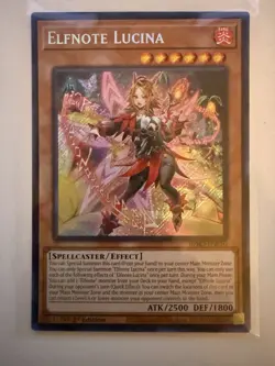 Yu-Gi-Oh! Elfnote Lucina, Tinia, Fortuna BPRO Lot NM - Image 2