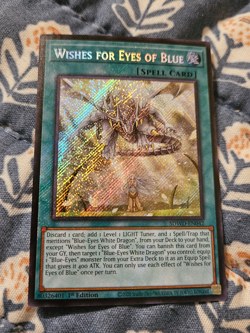 Wishes for Eyes of Blue - Secret Rare - SDWD-EN042 Yugioh - Image 1
