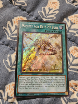 Wishes for Eyes of Blue - Secret Rare - SDWD-EN042 Yugioh - Image 2