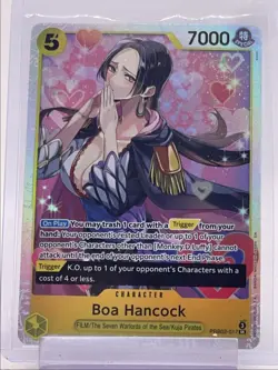 BOA HANCOCK 2025 ONE PIECE CARD BOOSTER VOL. 2 SUPER RARE #PRB02-017 Q5842 - Image 1