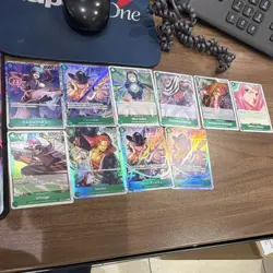 Bandai One Piece Card Game Character Foil Lot English - Image 1
