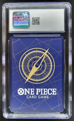 2025 ONE PIECE CCG MORE PIZZA!! ALTERNATE ART OP07-037 CGC 9 TL3 - Image 2