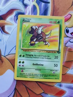Pinsir - NM Non Holo Rare - Vintage 25/64 English Jungle Set Pokemon Card - Image 1