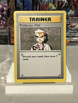 Pokemon TCG: Professor Oak Base Set Shadowless (BSS) 88/102 - Plus 5 BONUS Cards - Image 1