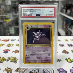 Pokemon TCG Haunter 1st Edition Holo Card Fossil, 6/62 - Image 1