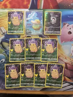 Pokemon Card Lot Full Art Alt Art Fire Psyduck Pikachu - Image 1
