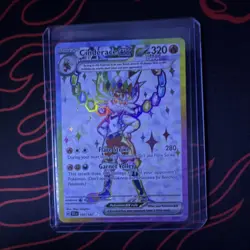 Pokemon Cinderace EX Ultra Rare Holo Card SV07 157/142 Stellar Crown HP 320 - Image 1