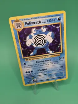 Poliwrath Holo Rare Pokemon TCG XY Evolutions Card 25/108 Foil LP Condition - Image 1
