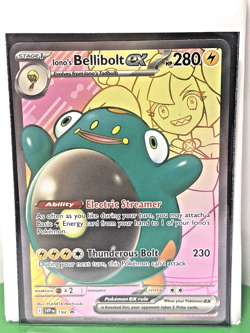 Iono's Bellibolt ex 194 Sv: Scarlet & Violet Promo Cards Holo Full Art Promo NM - Image 1