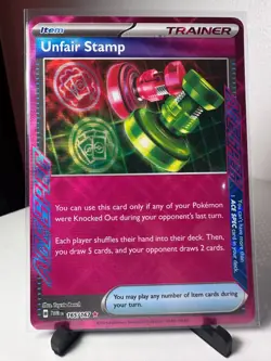 [Near Mint] Unfair Stamp - SV06: Twilight Masquerade (TWM) Pokemon Card - Image 1