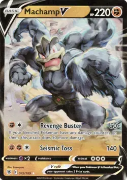 Pokemon - Astral Radiance - Machamp V 72/189 NM Card TCG - Image 1