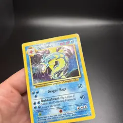 Gyarados #6/102 Base Set Unlimited Holo Vintage Pokemon TCG Card HP - Image 3
