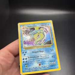 Gyarados #6/102 Base Set Unlimited Holo Vintage Pokemon TCG Card HP - Image 4