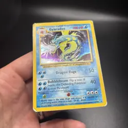 Gyarados #6/102 Base Set Unlimited Holo Vintage Pokemon TCG Card HP - Image 5