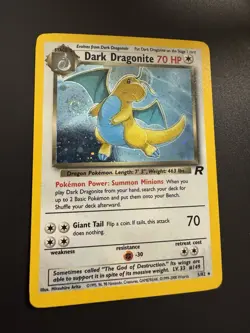 Pokemon Dark Dragonite Holo Rare TCG Card 5/82 - Image 1