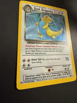 Pokemon Dark Dragonite Holo Rare TCG Card 5/82 - Image 2