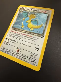 Pokemon Dark Dragonite Holo Rare TCG Card 5/82 - Image 3