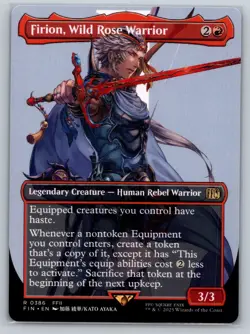 Firion, Wild Rose Warrior (Borderless) Final Fantasy Regular - Image 1