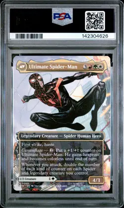 2025 MTG MARVEL'S SPIDER-MAN #0200 MILES MORALES/ULTIMATE SPIDER-MAN PSA 10 - Image 2