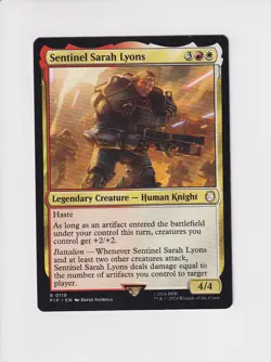 MAGIC THE GATHERING MTG FALLOUT SENTINEL SARAH LYONS - Image 1