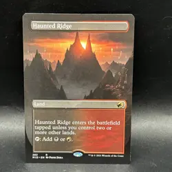 MTG - Haunted Ridge - (Borderless) Innistrad: Midnight Hunt - Image 1