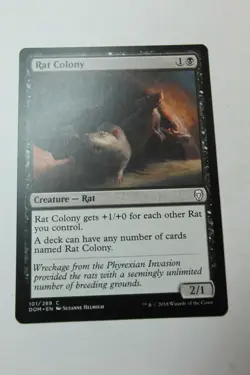 MTG Rat Colony x1- -Dominaria-Lightly Played - Image 1