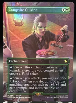 Campsite Cuisine 464 Borderless Foil - MTG: Final Fantasy Commander - NM✨ - Image 1
