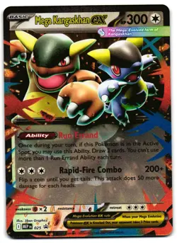 Mega Kangaskhan ex 025 - Mega Evolutions Promo Pokemon TCG - NM Card - Image 1