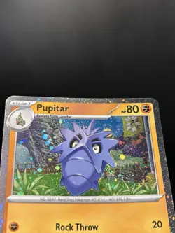 Cosmo Holo Pupitar 106/197 (swirl) - Pokemon Obsidian Flames Card - NM - Image 2