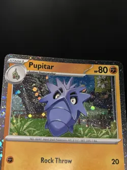 Cosmo Holo Pupitar 106/197 (swirl) - Pokemon Obsidian Flames Card - NM - Image 3