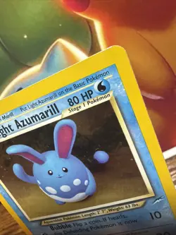 Pokemon TCG Light Azumarill Holo Rare Unlimited Card 13/105 Neo Destiny Nm - Image 3